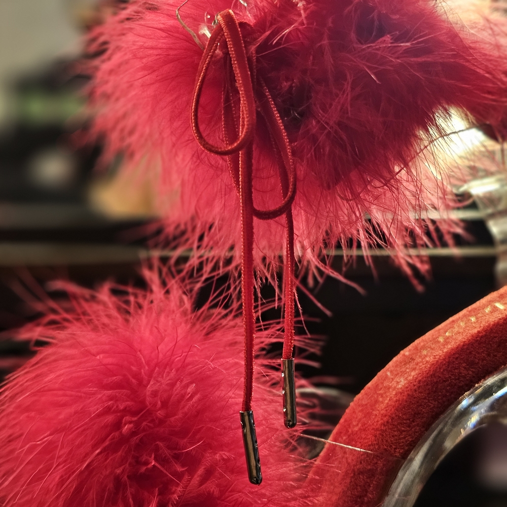 Never Worn Feathered Pleaser boots - Picture 6 of 11